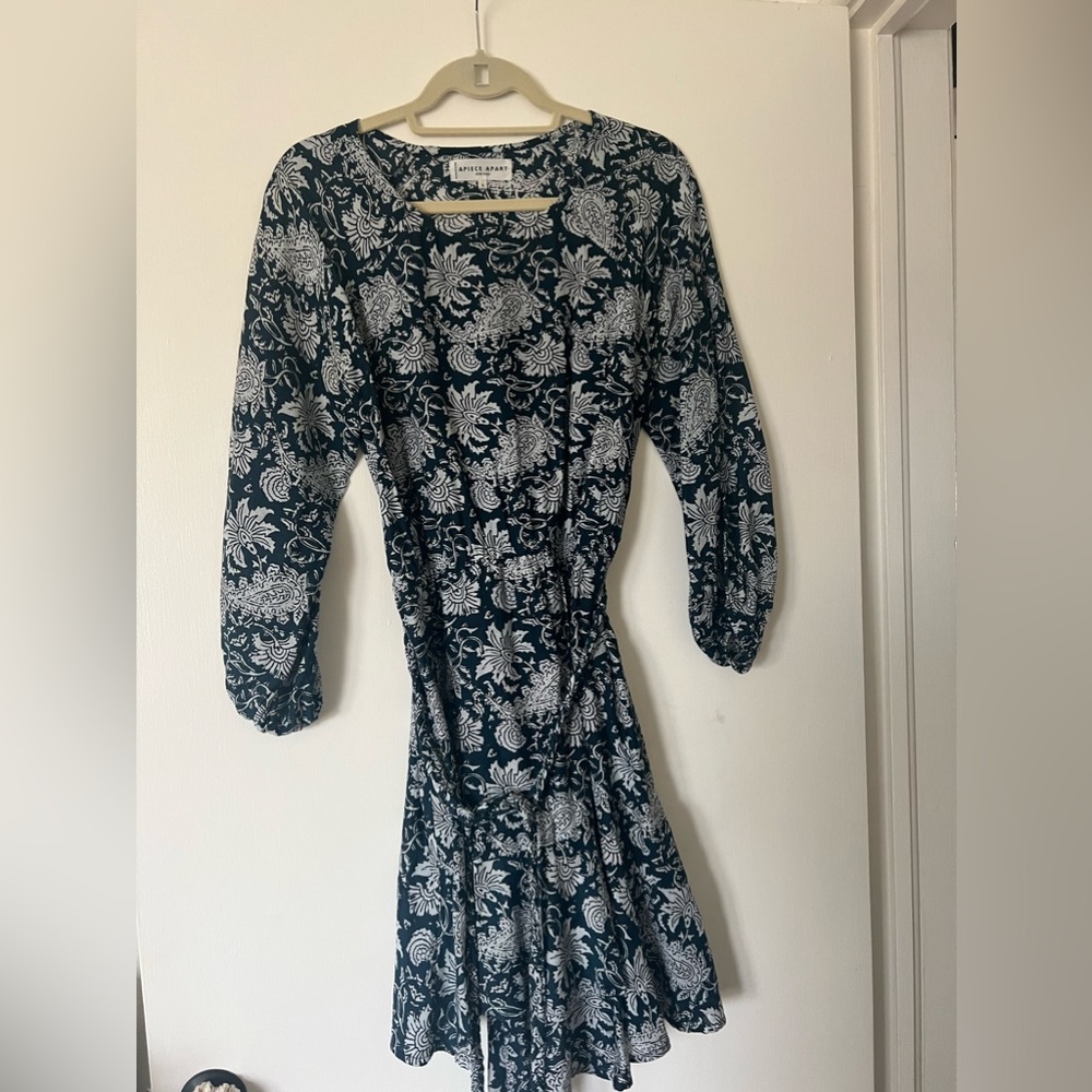 Apiece Apart wrap dress. Size small. Like new.